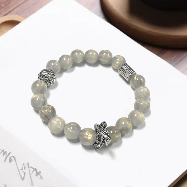 京华录 新中式复古民族风轻奢高级感文玩盘玩佛珠招财纳福考试考研考公上岸#学生党#好运 琉璃 手串 男女同款情侣款