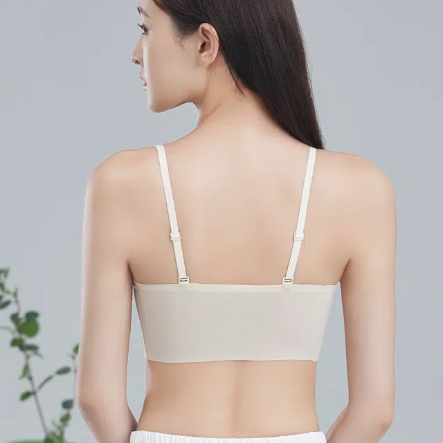 草本初色 无痕超薄冰丝美背内衣 夏季显小聚拢透气凉感文胸 女款