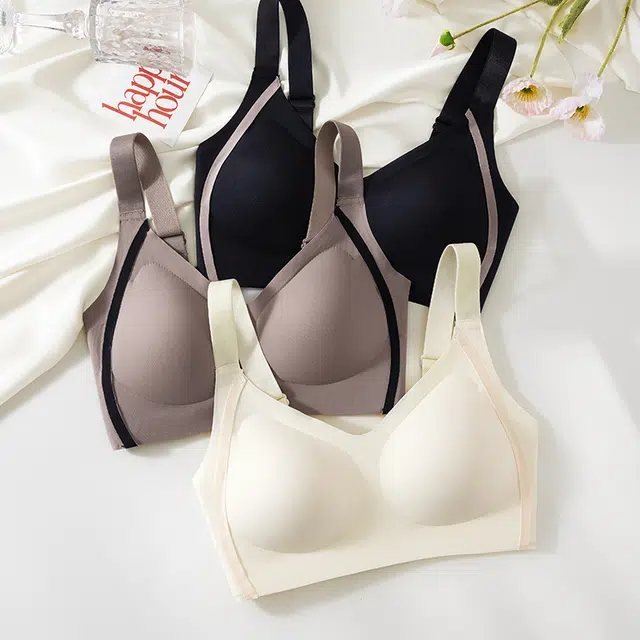 草本初色 无痕小胸聚拢显大收副乳文胸 女款
