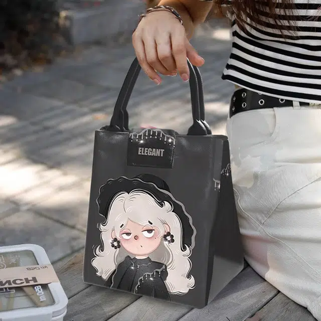 奥松 时尚百搭休闲 绒面科技布 便当包手提包 女款 高雅曼妙