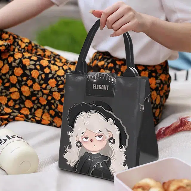 奥松 时尚百搭休闲 绒面科技布 便当包手提包 女款 高雅曼妙