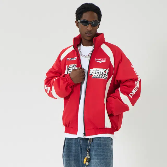 Kawasaki Retro Motorcycle Down Jacket