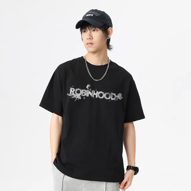 ROBINHOOD Logo Print T-Shirt