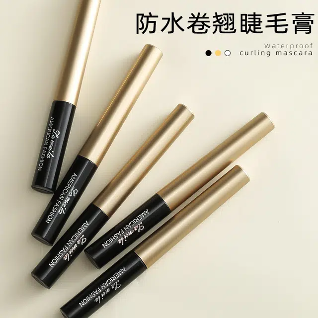 拉美拉 纤长细刷头睫毛膏 不晕染易上色卷翘