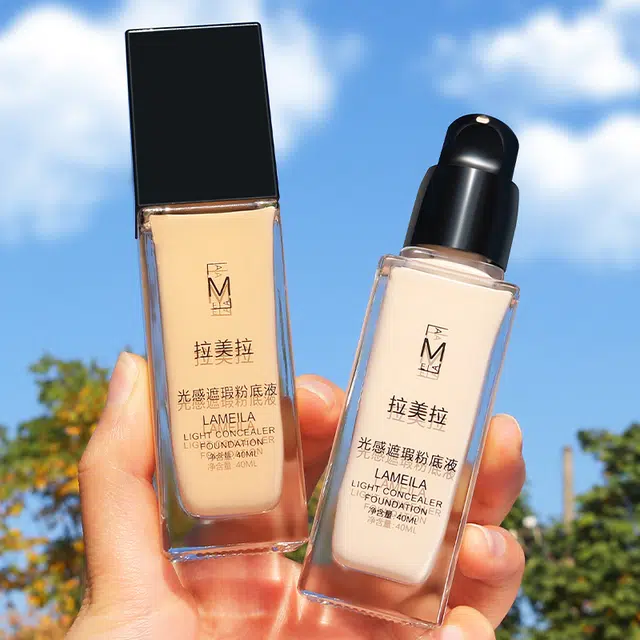 拉美拉 保湿奶油肌粉底液 控油持久不脱妆清透遮瑕