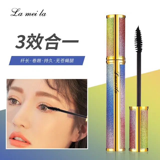 拉美拉 星空睫毛膏 不晕染易上色卷翘极细