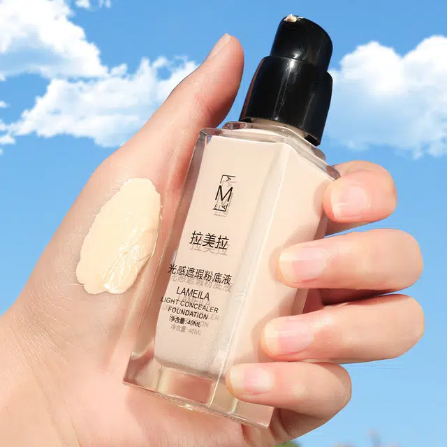 拉美拉 保湿奶油肌粉底液 控油持久不脱妆清透遮瑕