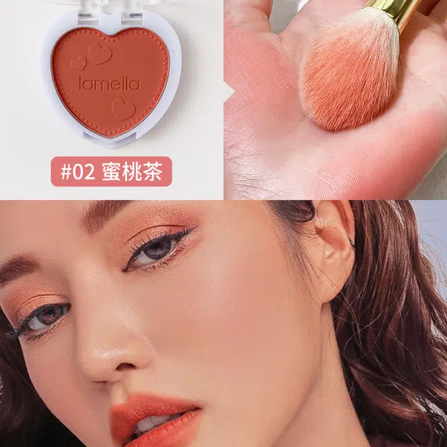 拉美拉 单色腮红 持久修饰肤色修饰轮廓自然亮泽哑光