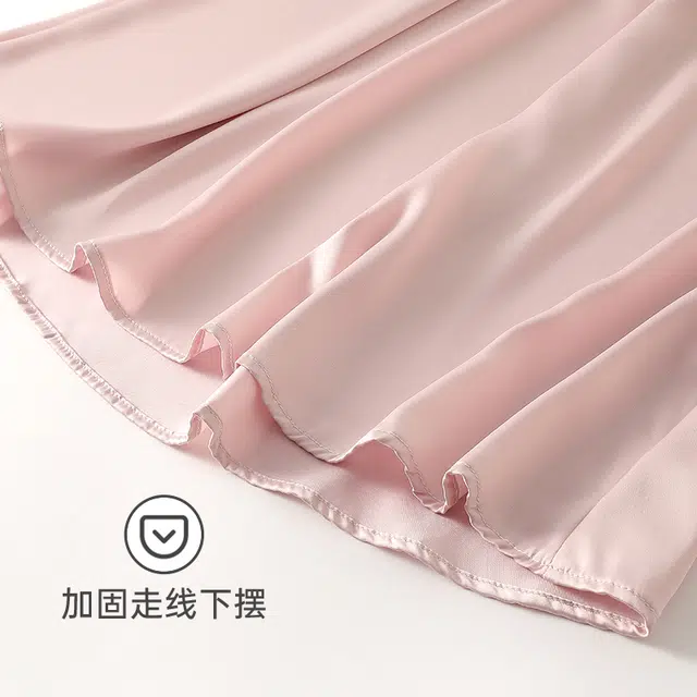 俞兆林 纯欲风睡裙睡袍两件套吊带家居浴袍 女款 粉色