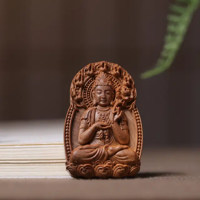 絮物 新中式国潮十二生肖守护神模具双面本命佛挂件毛衣链 古法精雕手把件送男 女朋友礼盒饰品#好运 老山檀香 吊坠 男女同款情侣款