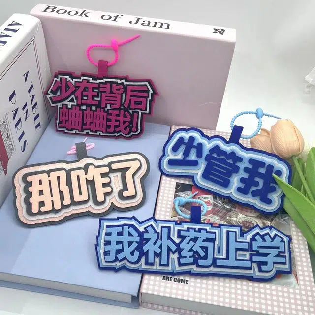 丹琴 我补药上学创意搞怪包包字牌挂饰搞笑发疯文学系列书包背包 毛毡 挂件 男女同款情侣款