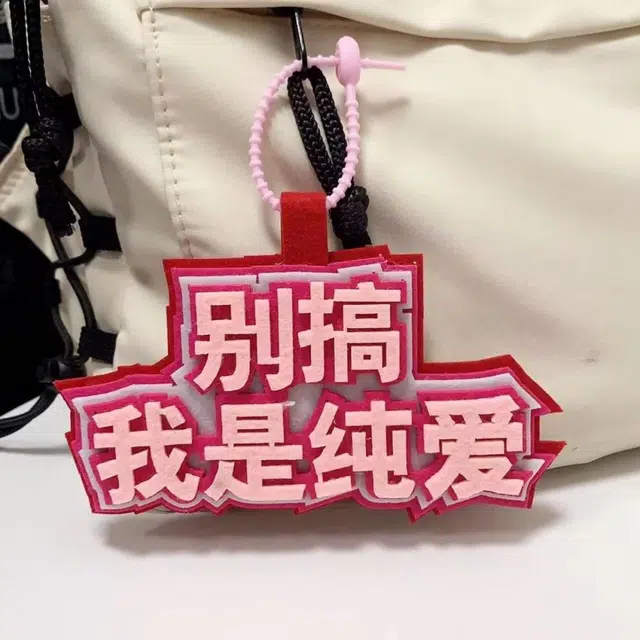 丹琴 我补药上学创意搞怪包包字牌挂饰搞笑发疯文学系列书包背包 毛毡 挂件 男女同款情侣款