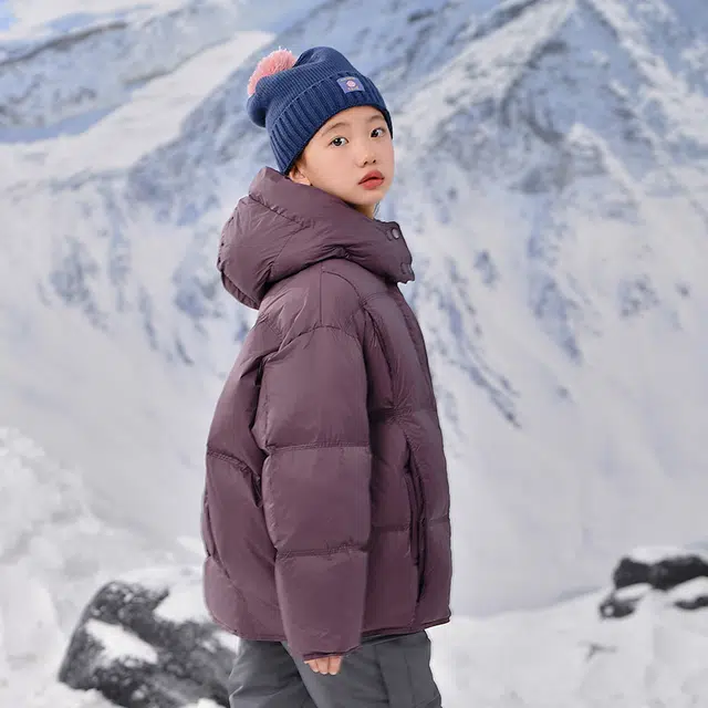 雅鹿羽绒服 时尚简约连帽百搭休闲长袖 青少年