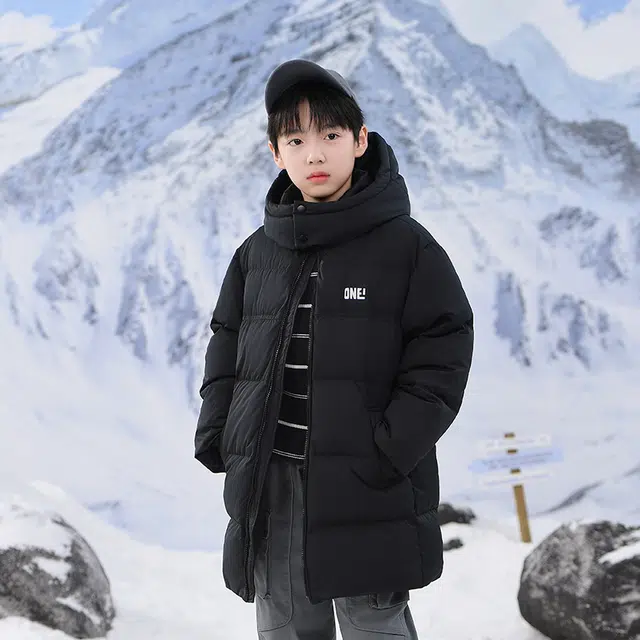 雅鹿 轻盈舒适柔软百搭羽绒服 青少年