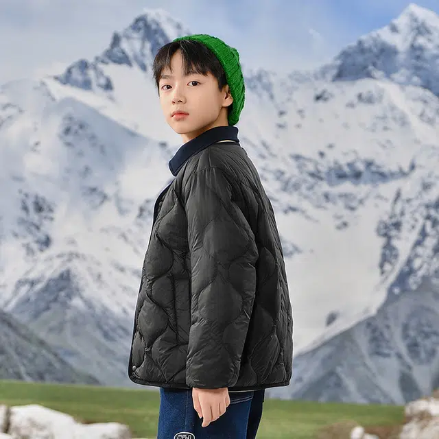 雅鹿 舒适轻盈柔软百搭羽绒服 青少年