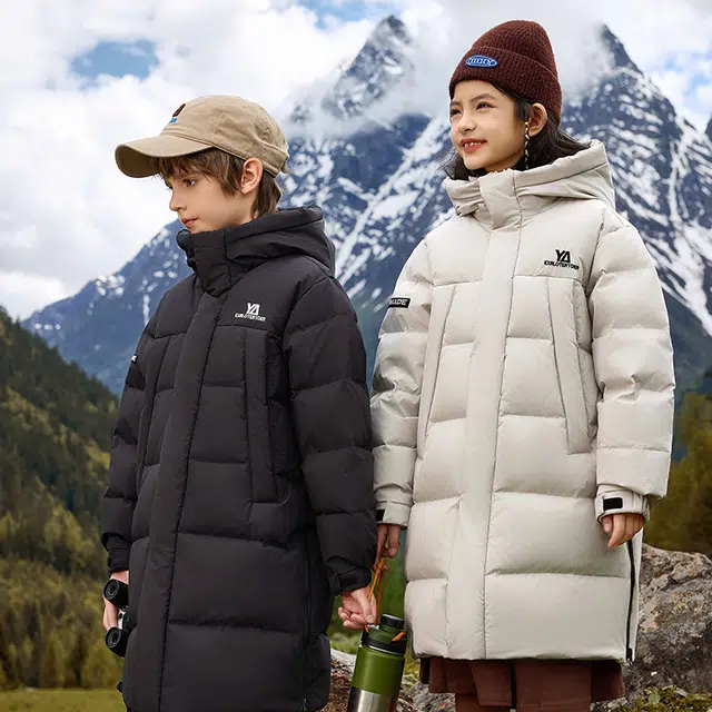雅鹿羽绒服 轻盈保暖时尚柔软简约 青少年