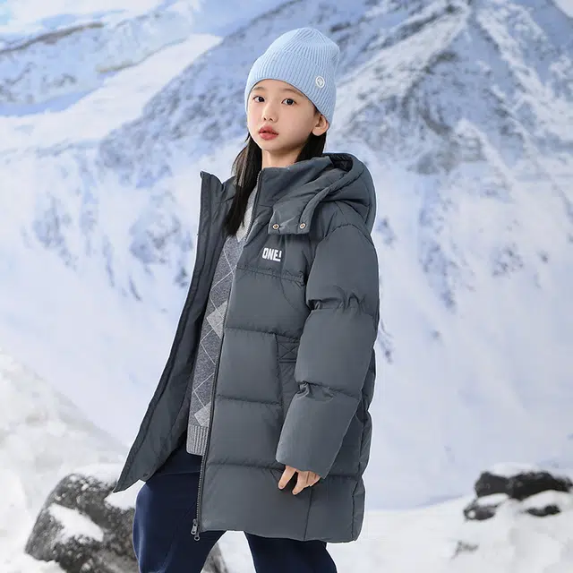 雅鹿 轻盈舒适柔软百搭羽绒服 青少年
