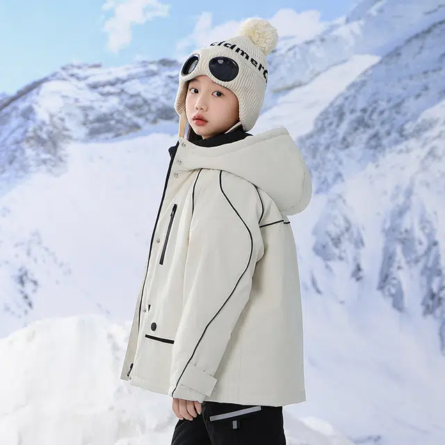 雅鹿 洋气舒适连帽柔软百搭羽绒服 青少年