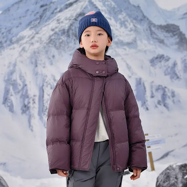 雅鹿羽绒服 时尚简约连帽百搭休闲长袖 青少年