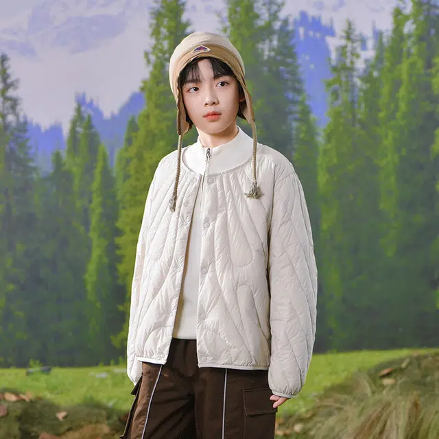 雅鹿羽绒服 超轻零感系列 轻薄舒适宽松保暖防风防水长袖 青少年