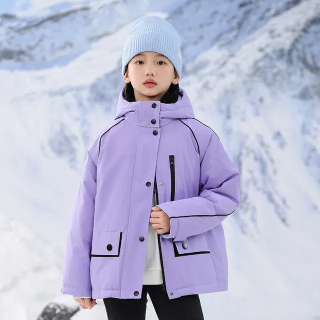 雅鹿 洋气舒适连帽柔软百搭羽绒服 青少年