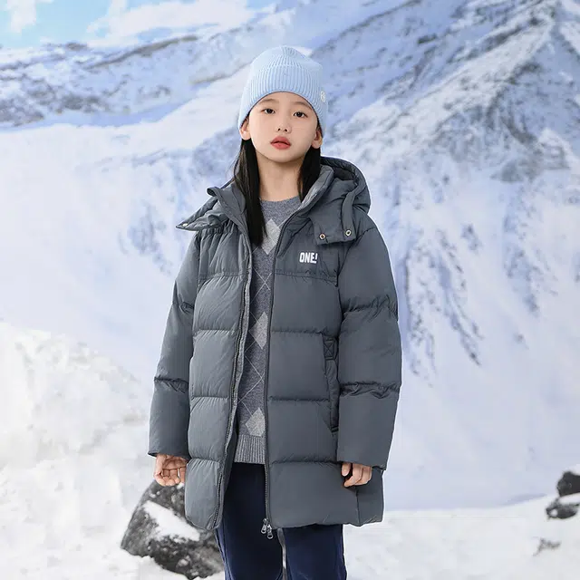 雅鹿 轻盈舒适柔软百搭羽绒服 青少年