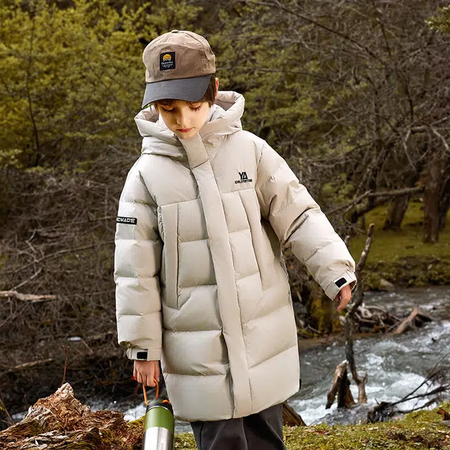 雅鹿 连帽舒适柔软亲肤羽绒服 青少年
