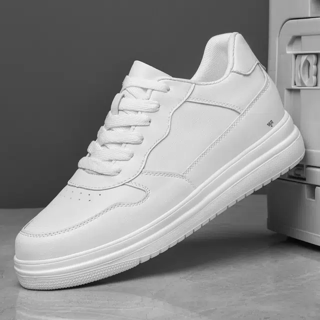 南极人 二层牛皮 四季舒适简约百搭时尚个性潮流韩版休闲厚底 减震包裹性吸汗增高抗冲击性支撑耐磨轻便透气防水防滑 低帮 板鞋 男女同款