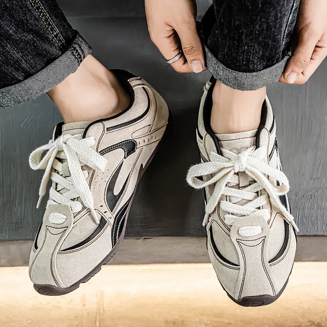 南极人 绒面革 春秋舒适时尚潮流复古经典前卫街头简约百搭韩版 减震包裹性吸汗增高抗冲击支撑耐磨轻便透气防滑 低帮 生活休闲鞋 男款