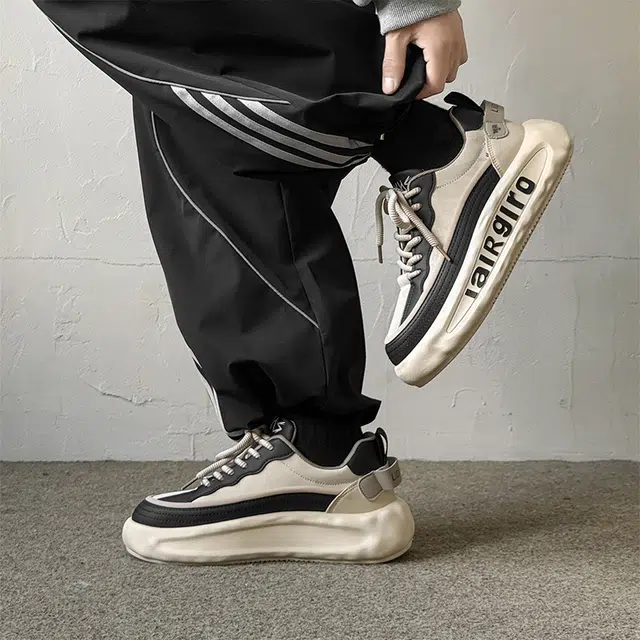 南极人 人造革 四季百搭舒适轻盈时尚潮流个性厚底街头前卫休闲 减震包裹性吸汗增高平衡抗冲击支撑耐磨轻便透气防滑 低帮 老爹鞋 男款