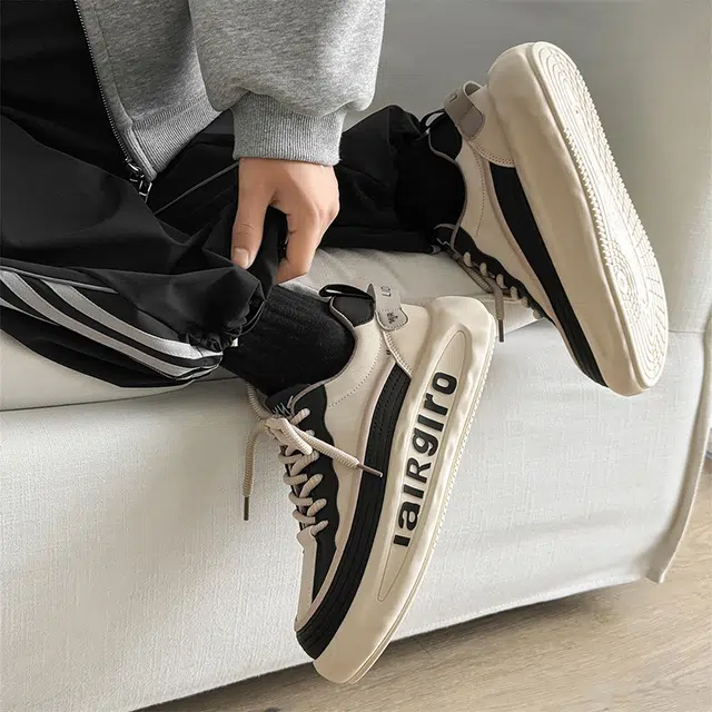 南极人 人造革 四季百搭舒适轻盈时尚潮流个性厚底街头前卫休闲 减震包裹性吸汗增高平衡抗冲击支撑耐磨轻便透气防滑 低帮 老爹鞋 男款