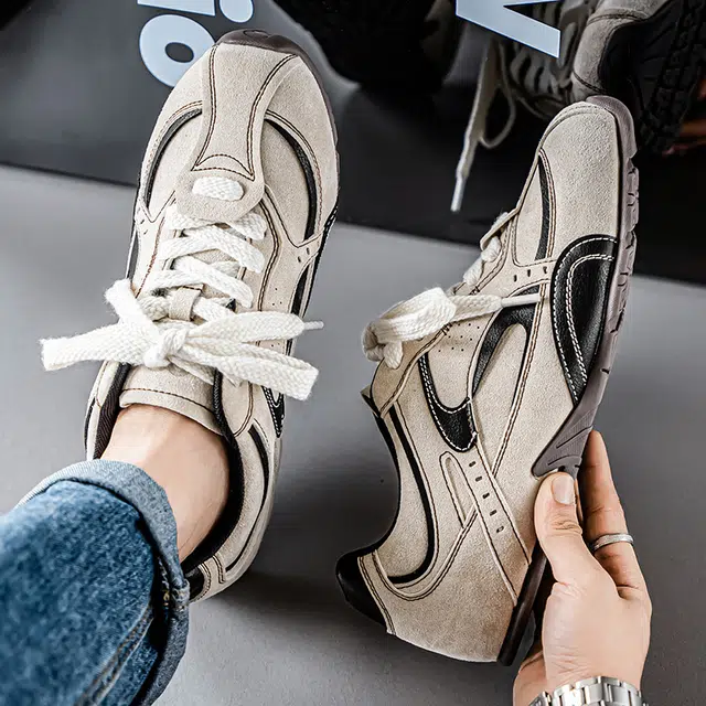 南极人 绒面革 春秋舒适时尚潮流复古经典前卫街头简约百搭韩版 减震包裹性吸汗增高抗冲击支撑耐磨轻便透气防滑 低帮 生活休闲鞋 男款