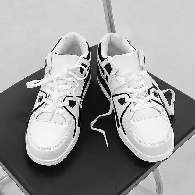 南极人 超纤皮 情侣款四季百搭舒适简约潮流个性休闲运动街头 减震包裹性增高平衡抗冲击性支撑耐磨轻便透气防水防滑 低帮 板鞋 男女同款