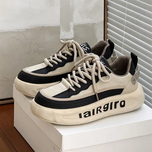 南极人 人造革 四季百搭舒适轻盈时尚潮流个性厚底街头前卫休闲 减震包裹性吸汗增高平衡抗冲击支撑耐磨轻便透气防滑 低帮 老爹鞋 男款