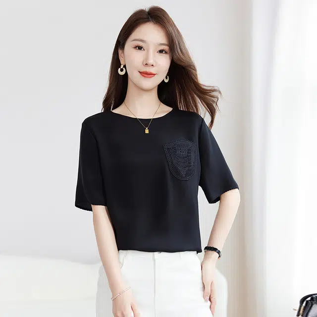 水墨佳人 桑蚕丝款短袖衬衫 女款