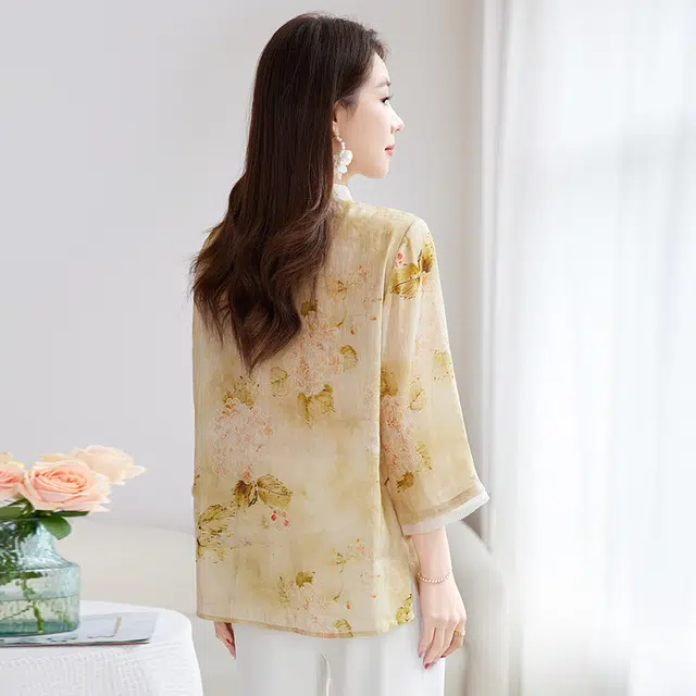 水墨佳人 时尚舒适短袖衬衫 女款