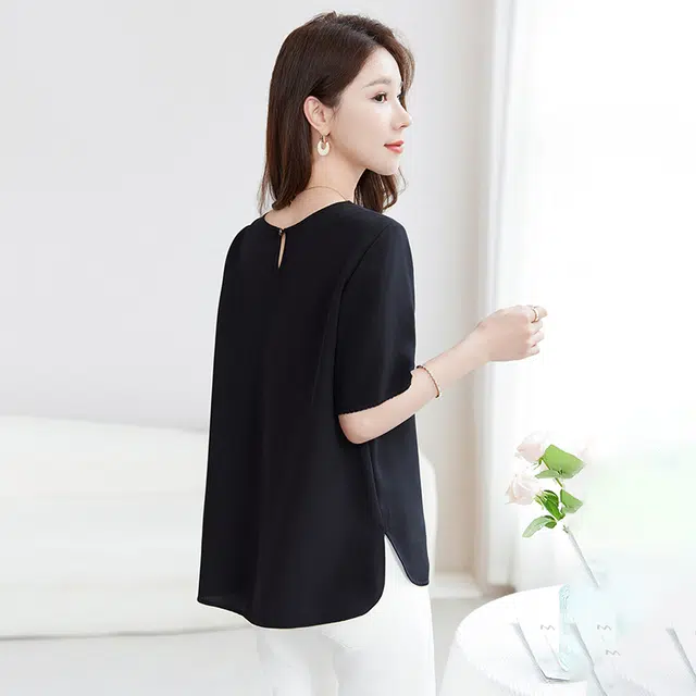 水墨佳人 桑蚕丝款短袖衬衫 女款