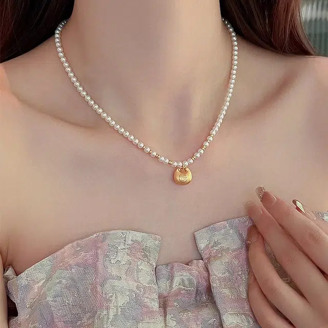 安道子 #好运 福袋  优雅高级感 淡水珍珠 项链 女款