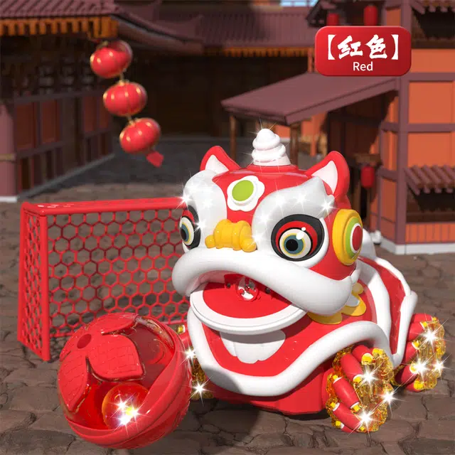 乐乐鱼 舞狮特技车四驱越野漂移 遥控玩具