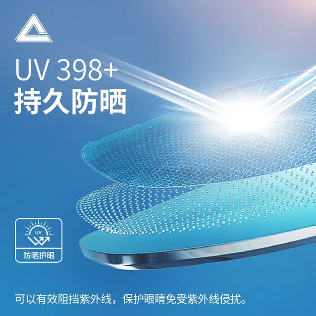 匹克 时尚百搭高级感折叠墨镜 户外钓鱼开车防晒护眼便携 方形 太阳眼镜 男女同款情侣款