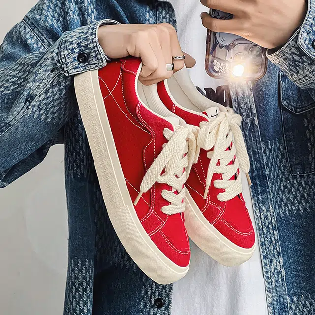 帆布 潮流复古运动休闲时尚百搭之选 耐磨 低帮 板鞋 男女同款