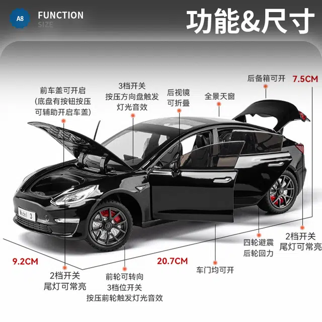 TY MODELS Tesla Model3 124