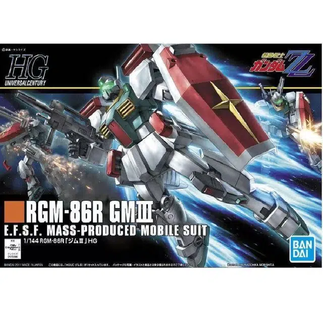 BANDAI HGUC 126 3 1144 RGM-86R