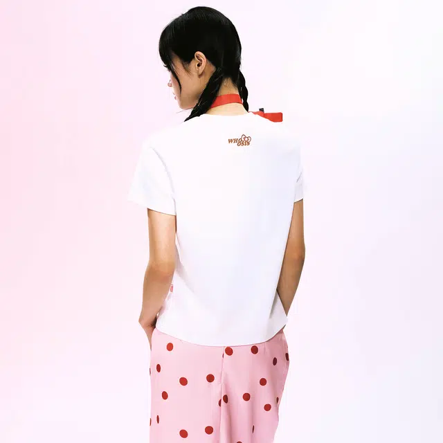 WHOOSIS HELLO KITTY logo T
