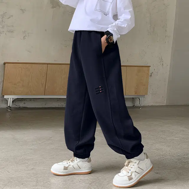 木木屋 舒适透气宽松百搭休闲裤 青少年