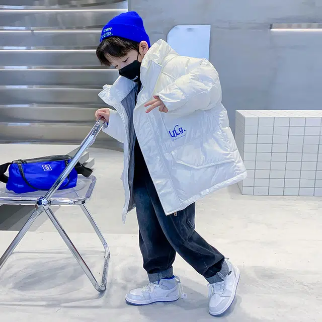 木木屋羽绒服 简约连帽舒适长袖 青少年