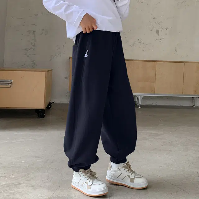 木木屋 舒适透气宽松百搭休闲裤 青少年