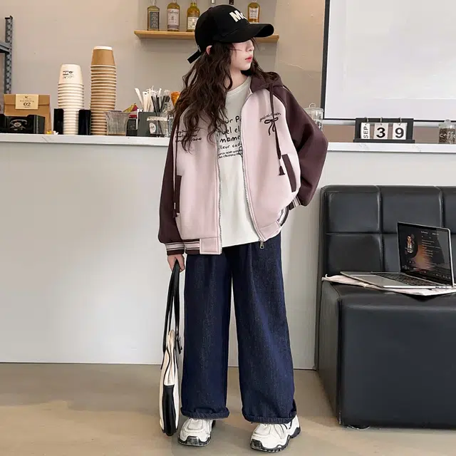 木木屋 舒适连帽亲肤拉链夹克外套 青少年