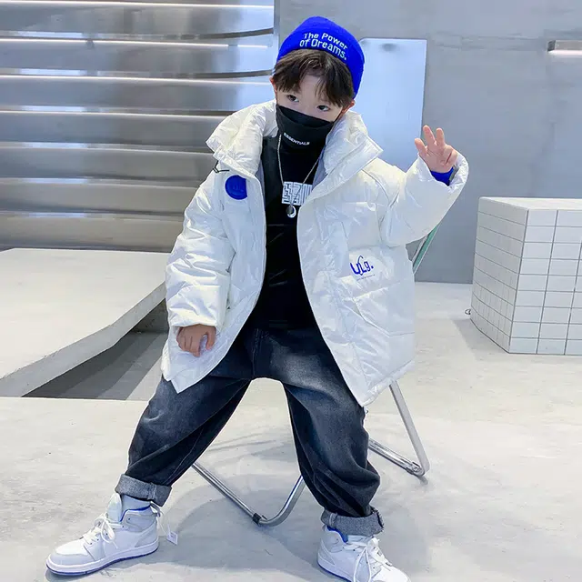 木木屋羽绒服 简约连帽舒适长袖 青少年