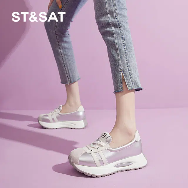 ST&SAT Thick Sole Casual Sneakers Women